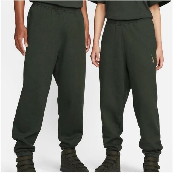 NIKE x BILLIE EILISH Fleece Jogger Pants XXL Sequoia Green Mushroom Unisex NWT - Picture 11 of 11